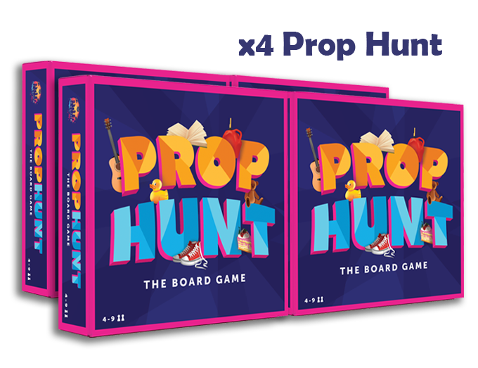 4 Pack Prop Hunt The Board Game
